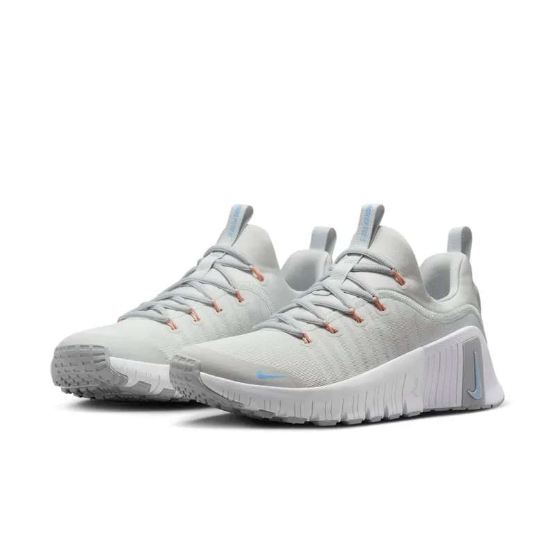 Nike Free Metcon 6 Photon Dust Light Smoke Grey Summit White Metallic Silver (FJ7126-007)