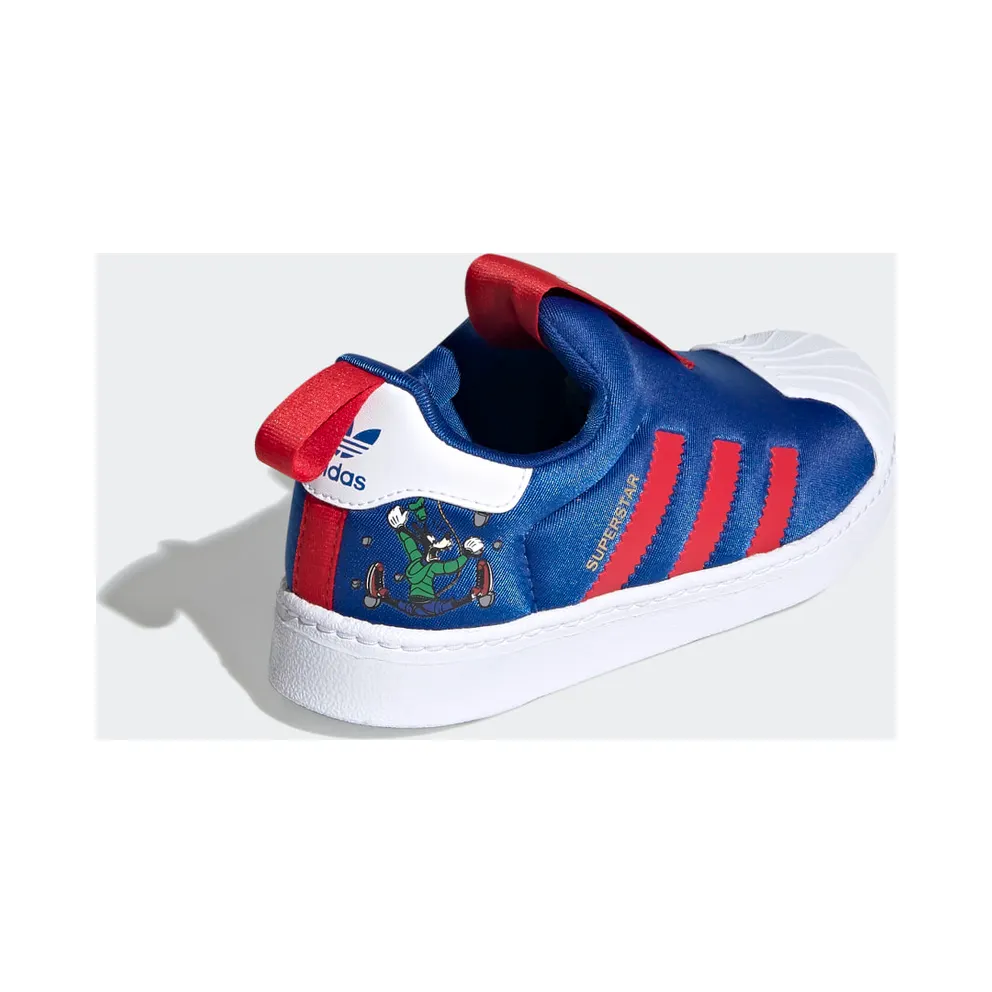 Adidas Disney x Superstar 360 J ‘Goofy – Blue’ Blue/Scarlet/Cloud White (FW8041)