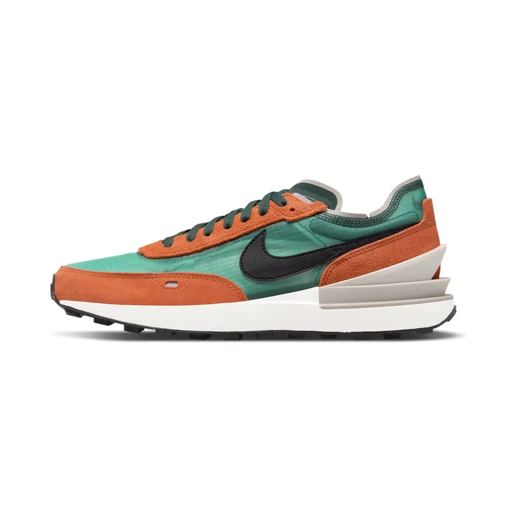 Nike Waffle One SE “Pro Green / Rust Oxide / Rush Orange / Black” (DD8014-300)