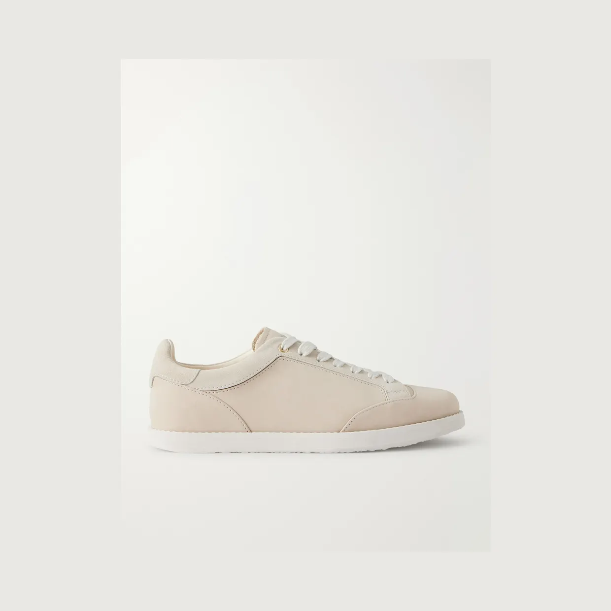 Brunello Cucinelli Suede Sneakers Beige (MZUKREM356)