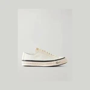 Visvim Nolan Suede-Trimmed Canvas Sneakers Ivory (0126101001001)