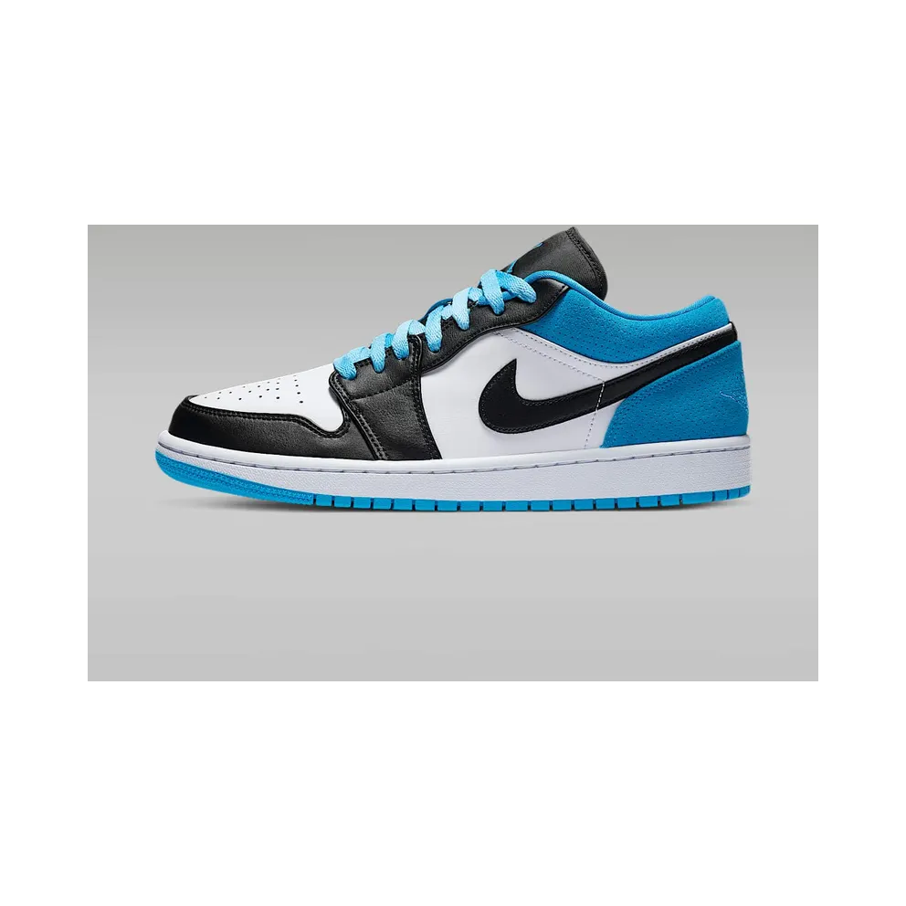 Jordan 1 Low Laser Blue Black/Black-Laser Blue-White (CK3022-004)