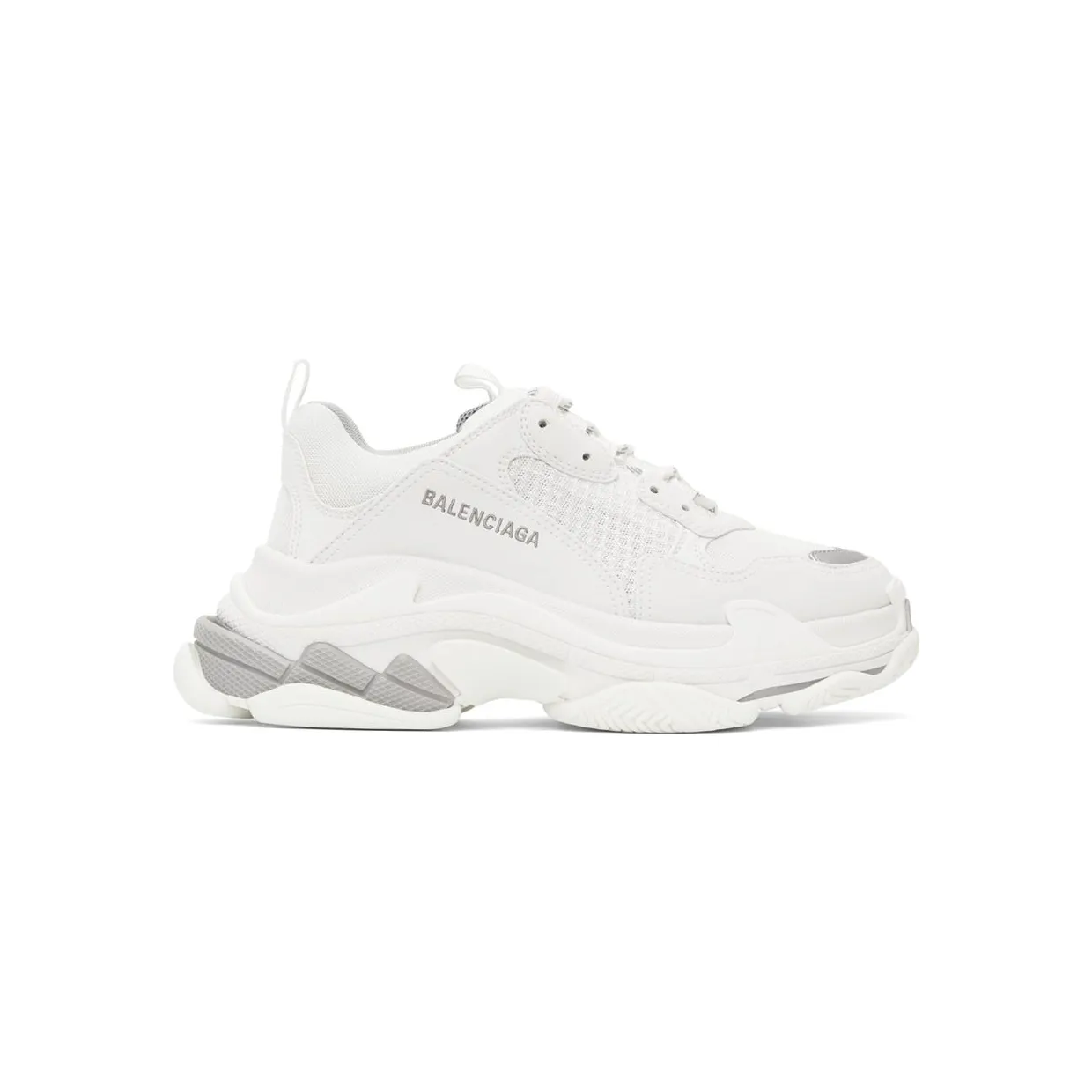 Balenciaga Triple S White Silver (536737W2FS41200)