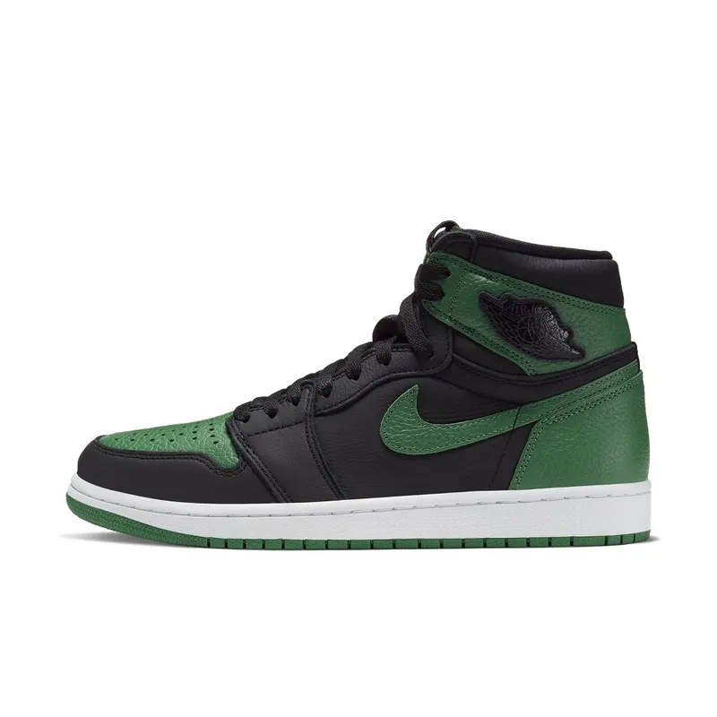 Jordan 1 Retro High Pine Green Black Black/Pine Green-White-Gym Red (555088-030)