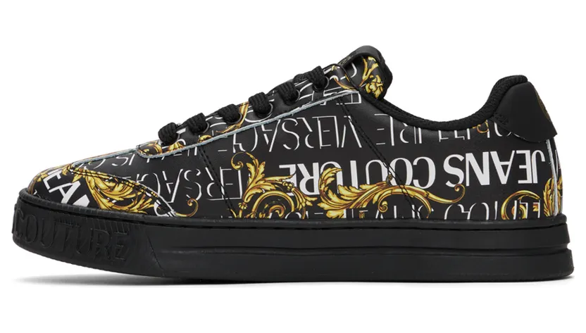 Versace Jeans Couture Black Court 88 Sneakers (E73YA3SK6EZP167) (3)