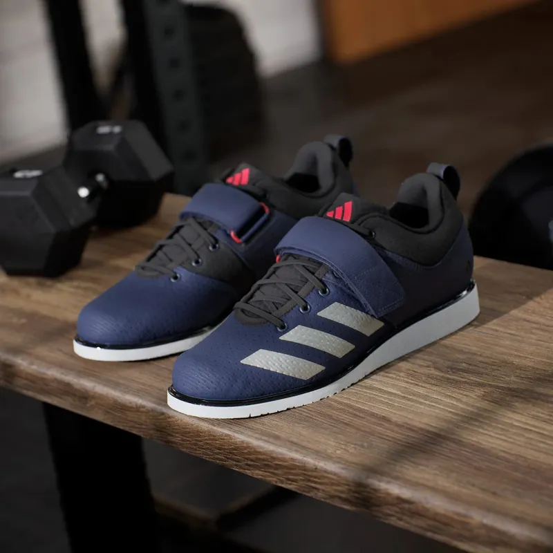 Adidas Powerlift 5 Weightlifting Dark Blue / Silver Metallic / Lucid Red (JP6201)