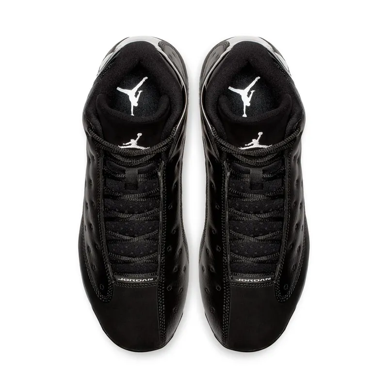 Jordan 13 Retro Metal Cleat Black Black/White-White (AR4476-001)