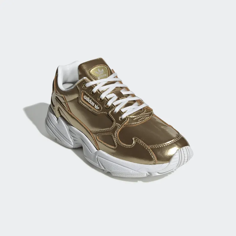adidas Falcon Gold Metallic Crystal White (W) Gold Metallic/Gold Metallic/Crystal White (FV4318)