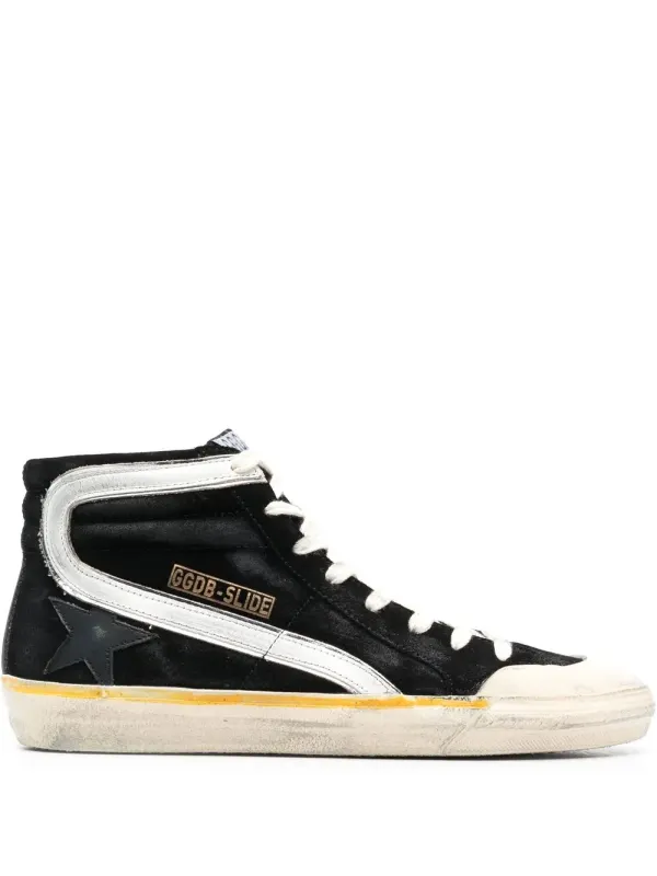 Golden Goose Slide Penstar High-Top-Sneakers – Schwarz (GMF00211F003378)