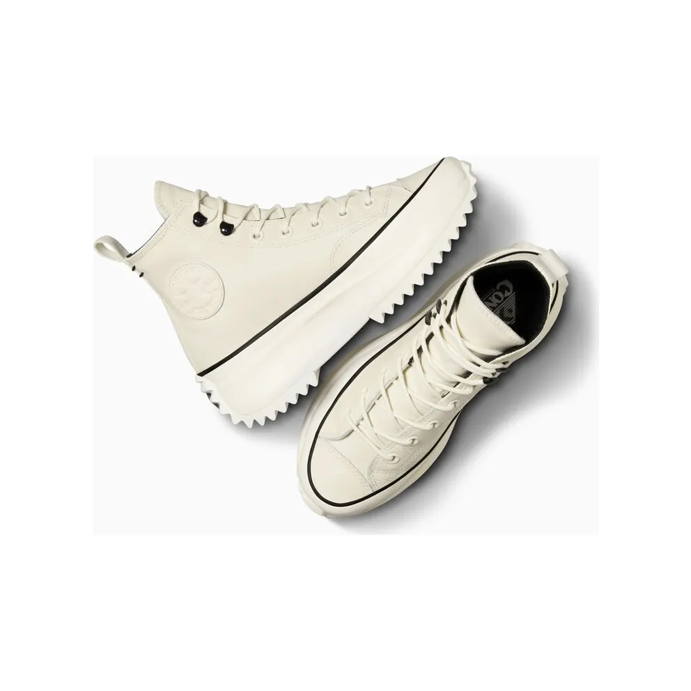Converse Run Star Hike Platform Leather Egret/Black/White (A05389C)