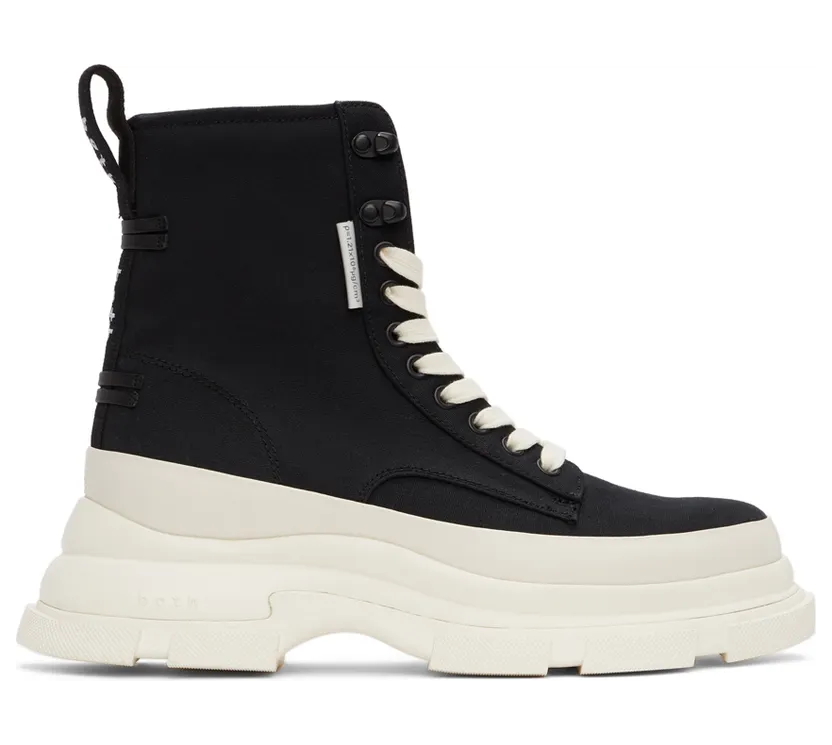 both Black & White Gao High-Top Sneakers (EVH102-MF421-01090)