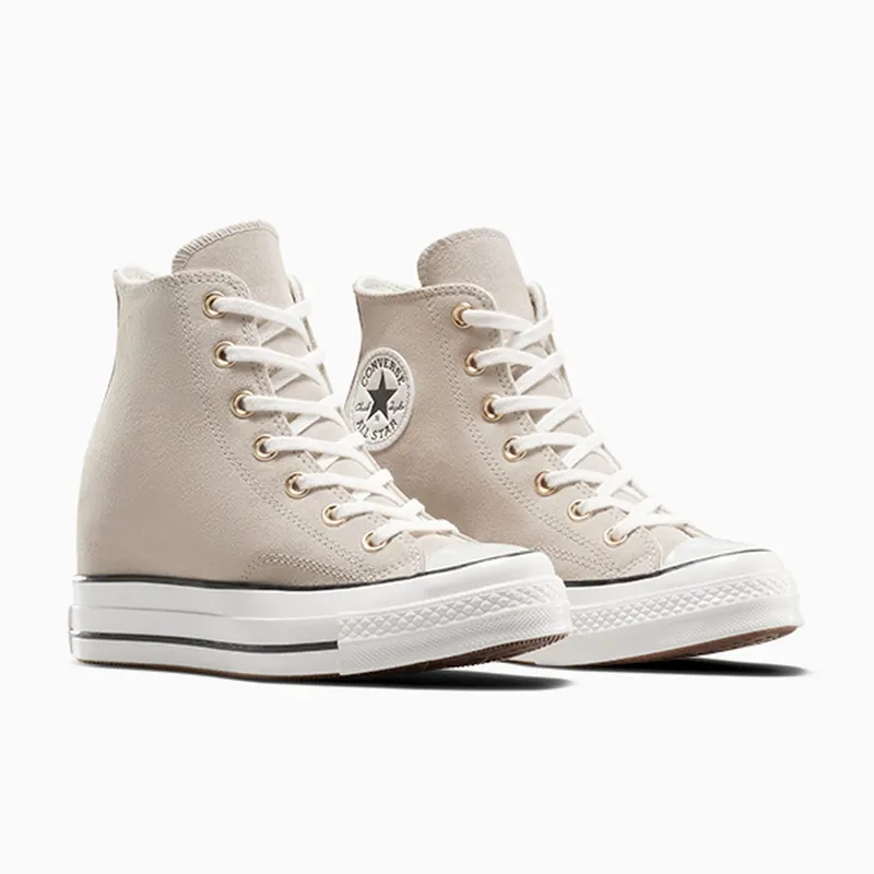 Converse Chuck 70 Wedge Platform Suede Warm Clay/Egret/Black (A13833C)
