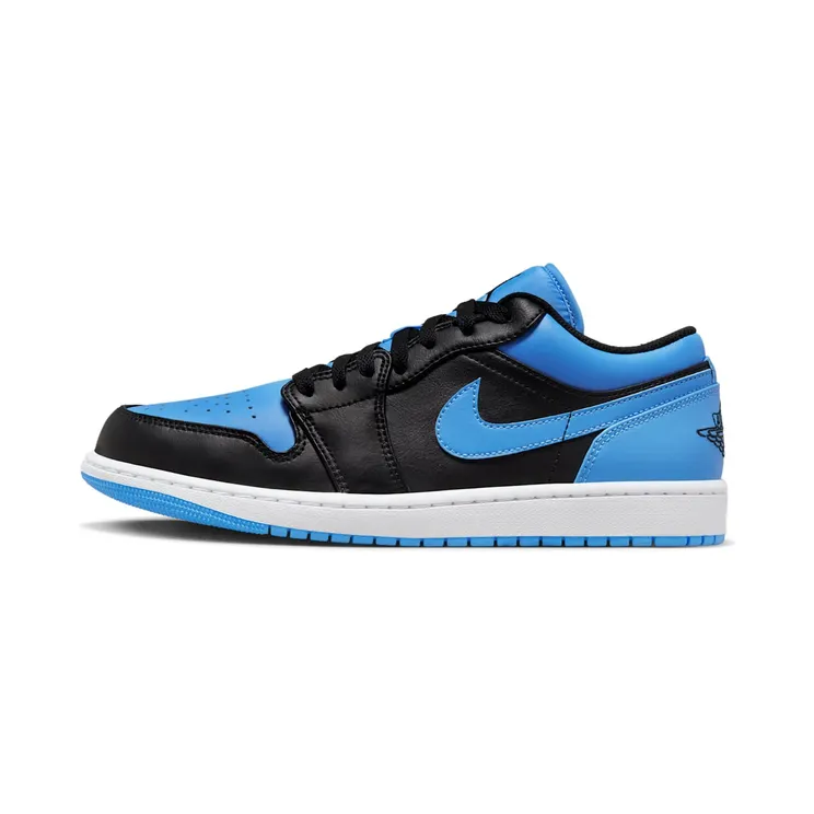 Air Jordan 1 Low “Black / University Blue / White” (553558-041)
