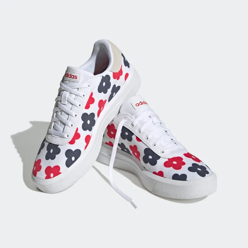 Adidas Court Platform CLN Cloud White / Cloud White / Cloud White (HP9438)