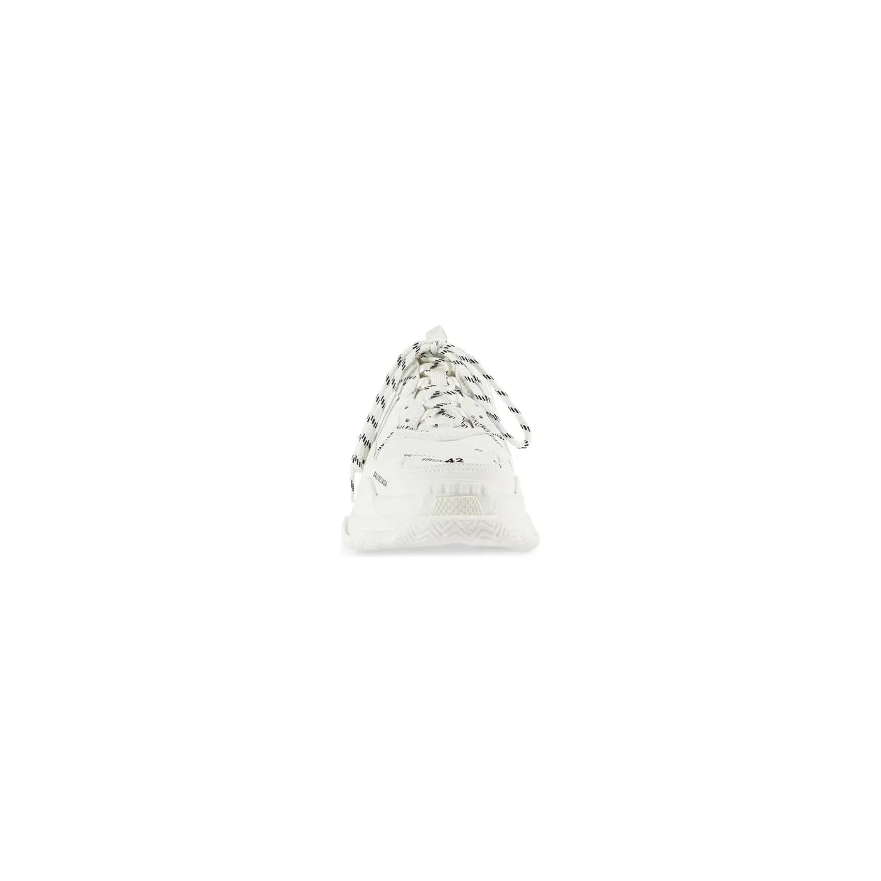 Balenciaga All Over Logo Triple S White Black (536737W2FA19010) (2)