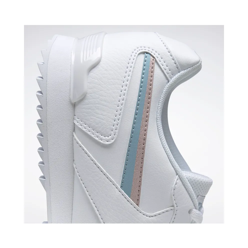 Reebok Royal Glide Ripple Clip Shoes Cloud White / Gable Grey / Quartz Met