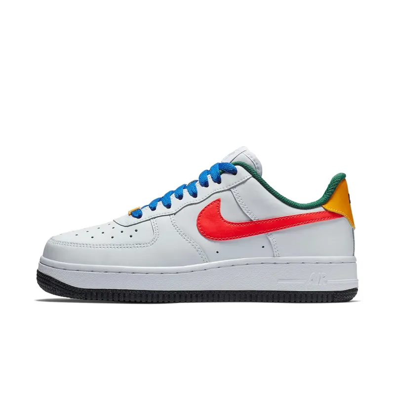 Nike Air Force 1 Low Love (W) White/Bright Crimson-University Gold (AR5432-167)
