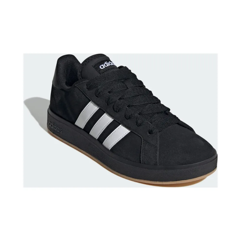 Adidas Grand Court Base 00s Core Black / Cloud White / Gum (JQ6018)