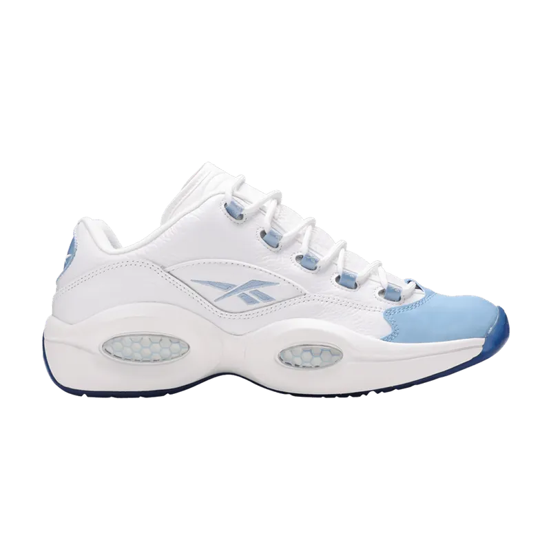 Reebok Question Low Patent Toe Carolina Blue White/Fluid Blue-Reebok Ice (Other Brands Other)
