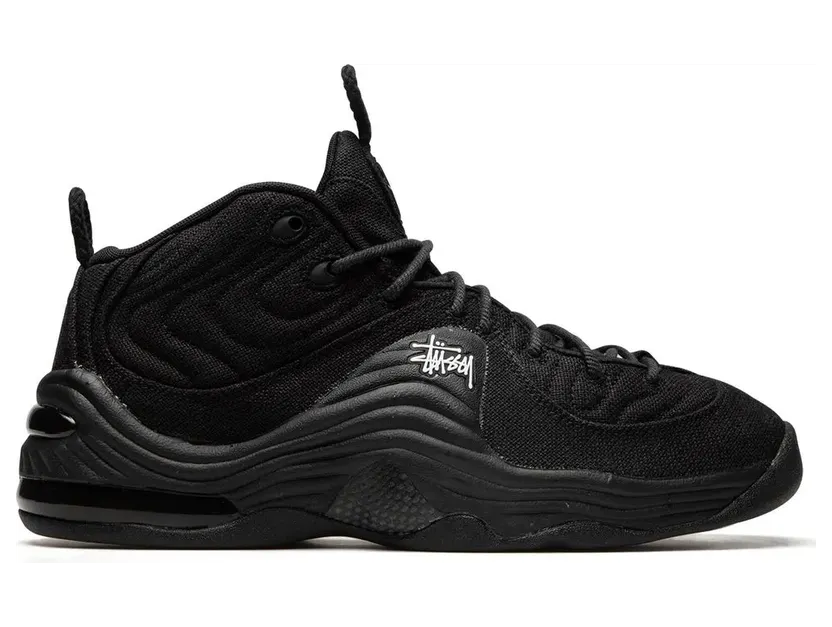 Nike x Stussy Air Penny 2 High-Top-Sneakers – Schwarz (DQ5674)
