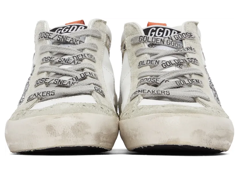 Golden Goose SSENSE Exclusive White & Grey Mid Star Classic Sneakers (GWF00122.F003015.81689) (2)