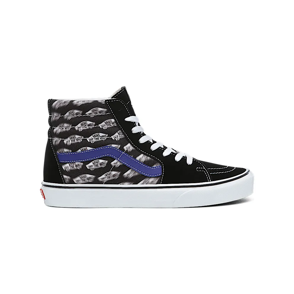Vans Sk8-Hi ‘Blur Boards’ Black/Royal Blue (VN0A4BV6T2N)