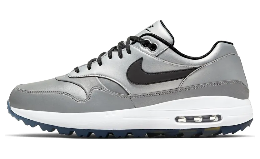 Nike Air Max 1 Golf Reflectivity “Reflect Silver / Metallic Platinum / Opti Yellow / Black” (BQ4804-005)