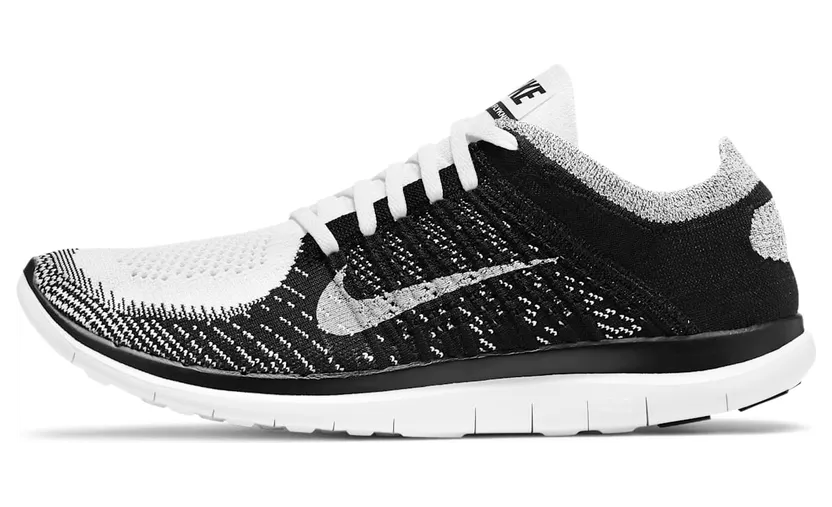 Nike Free 4.0 Flyknit White Black (631053-100)