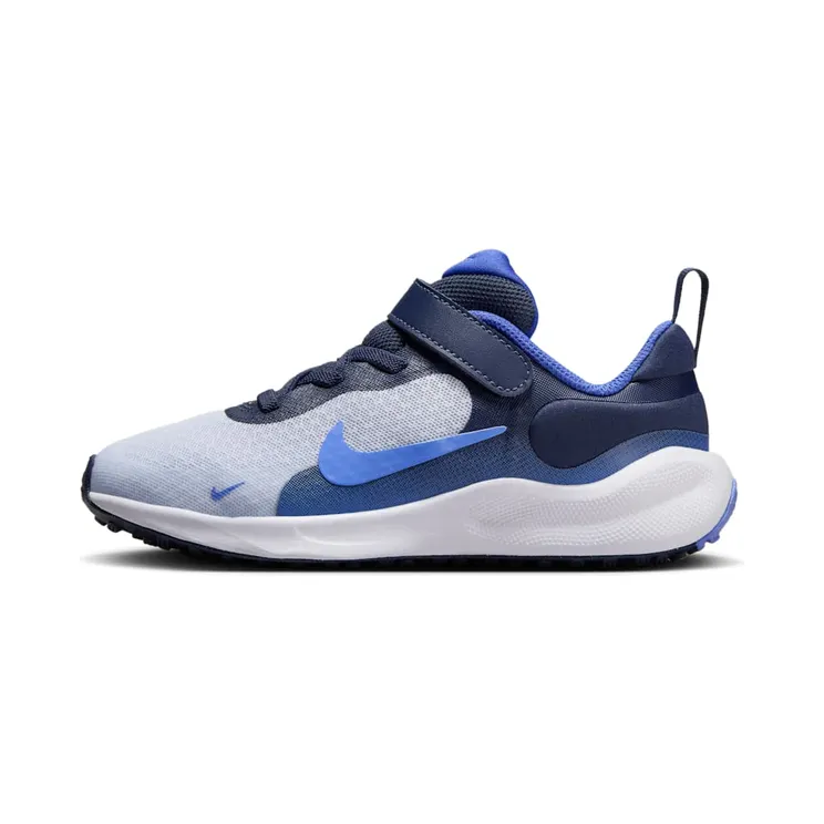 Nike Revolution 7 “Football Grey / Thunder Blue / Astronomy Blue / Royal Pulse” (FB7690-007)