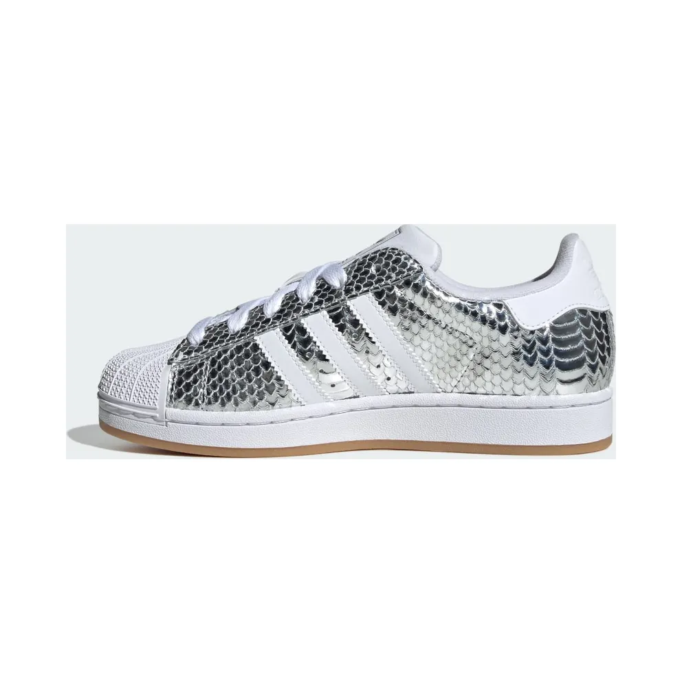 Adidas SUPERSTAR II Shoes Silver Metallic / Cloud White / Grey Two (KH9020)