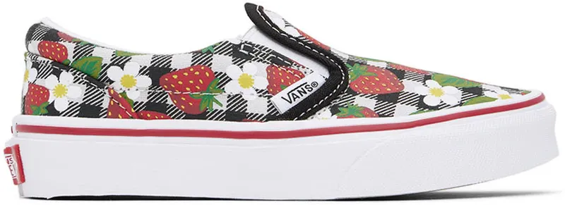 Vans Kids Multicolor Gingham Classic Slip-On Little Kids (VN0A7Q5GARU1)