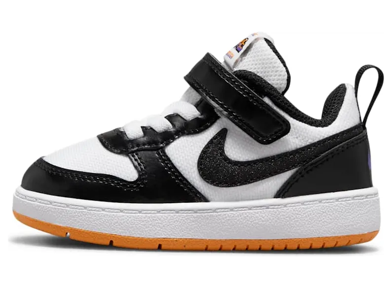 Nike Court Borough Low 2 White Black Kumquat (DN1230-100)