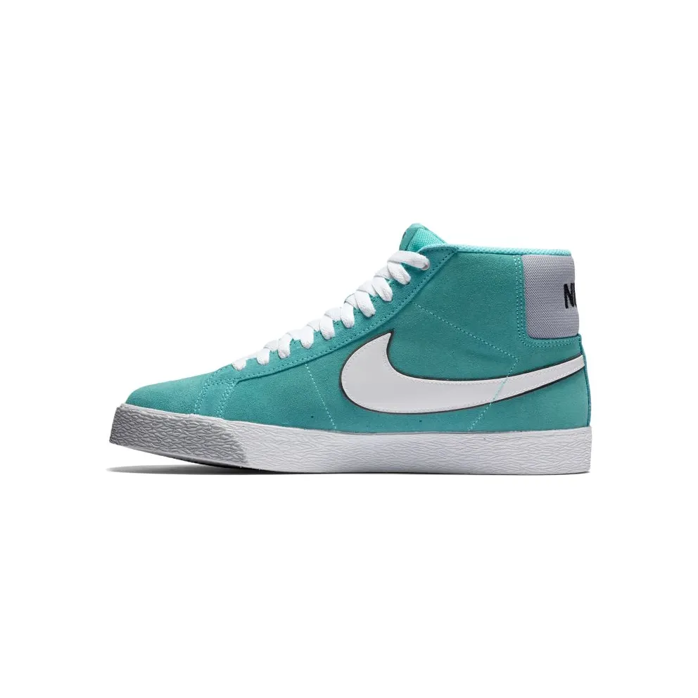 Nike SB Blazer Hyper Jade Hyper Jade/White-Wolf Grey-Metallic Silver (819861-310)