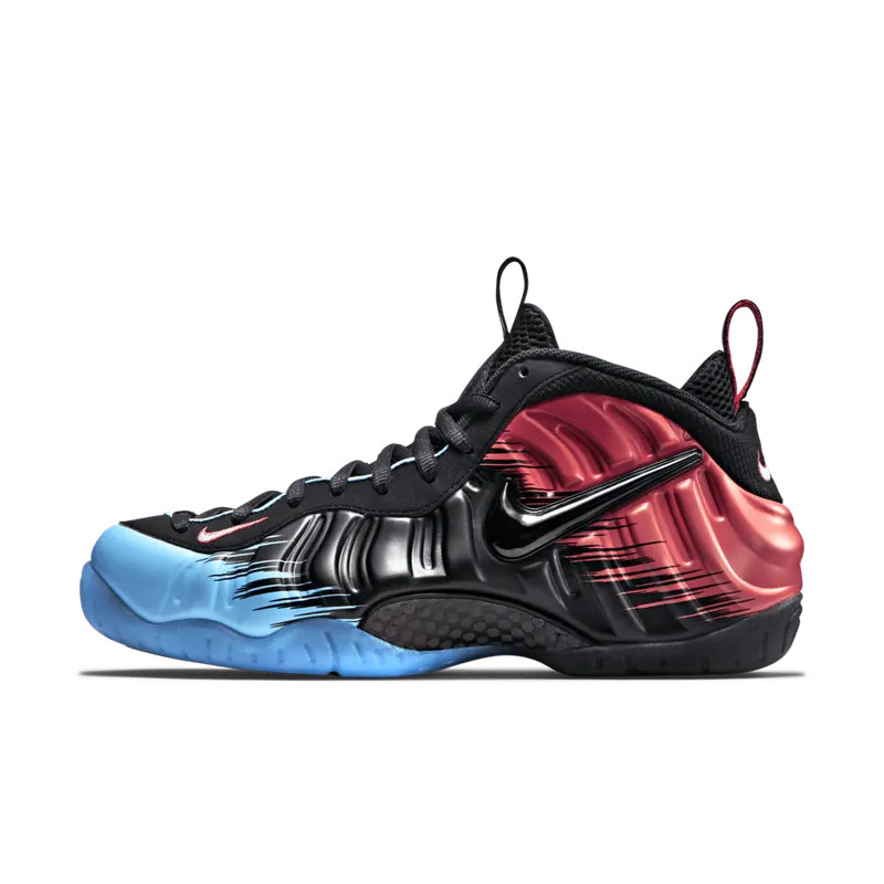 Nike Air Foamposite Pro Spiderman Vivid Blue/Black-Light Crimson (616750-400)