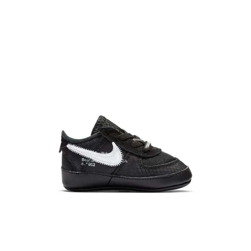 Nike x Off White Air Force 1 Low Black (Toddler) (2018) (BV0854-001)