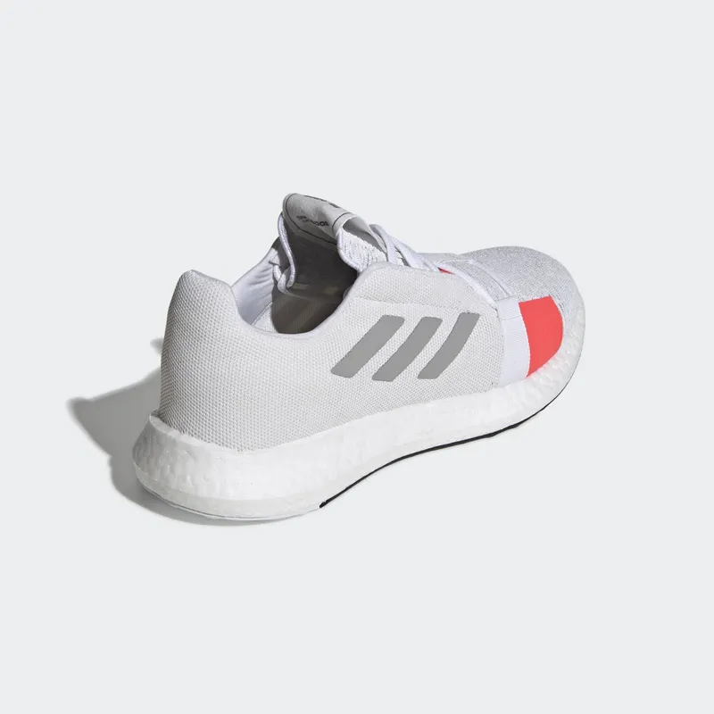 adidas Senseboost Go Core White Core White/Grey Two/Solar Red (G27403)