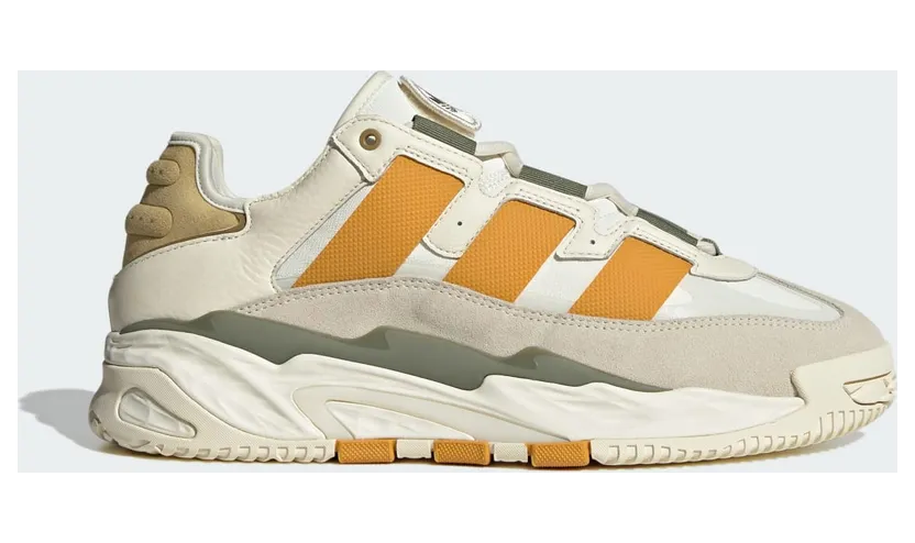 Adidas Niteball Shoes Off White / Preloved Yellow / Cream White (ID1121)