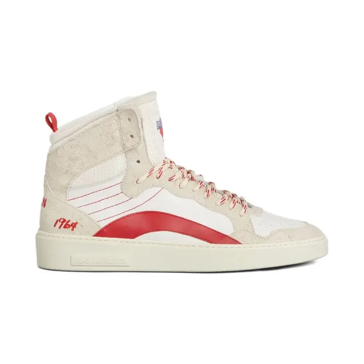 DSQUARED2 High-Top-Sneakers mit Schnürung Nude (SNM045323808518)