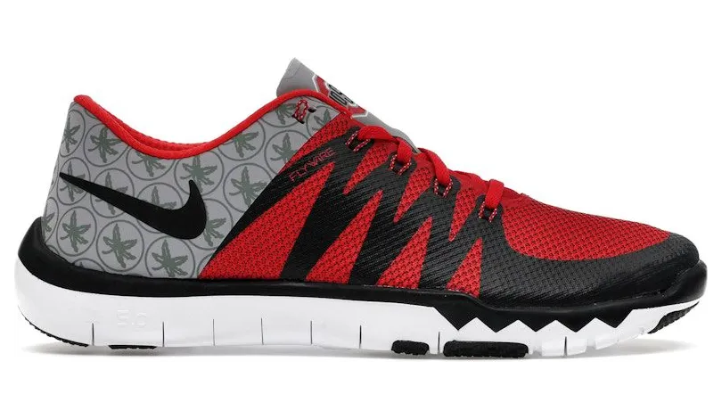 Nike Free Trainer 5.0 V6 Ohio State Buckeyes (723939-006)