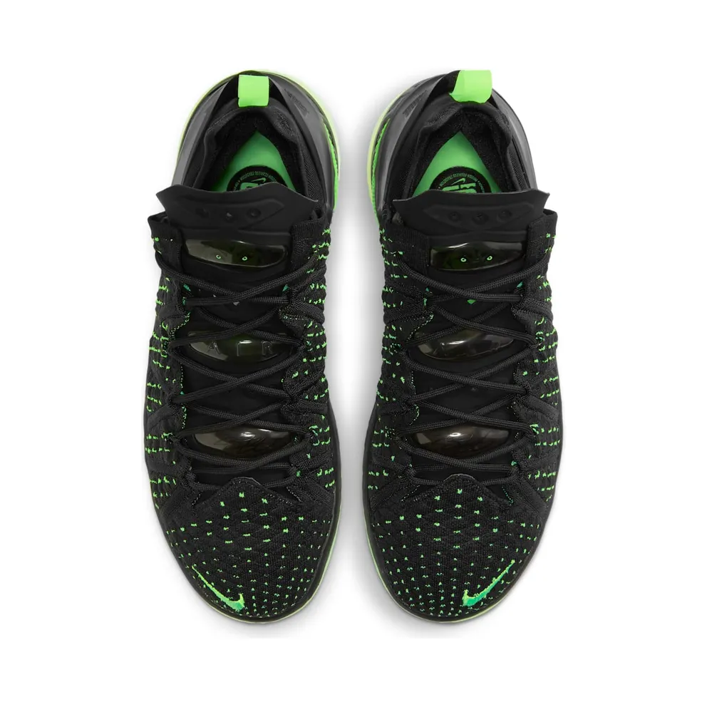 LeBron 18′ Black/Electric Green’ Basketball Black (CQ9283-005)