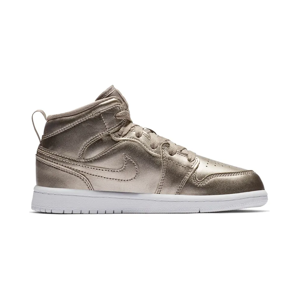 Jordan 1 Mid Sepia Stone (PS) Sepia Stone/White-Noble Red (AV5173-200)