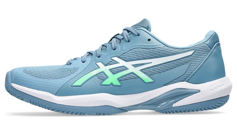 ASICS SOLUTION SWIFT FF 2 PADEL “Saba Blue / Vital Green” (1041A465-402)