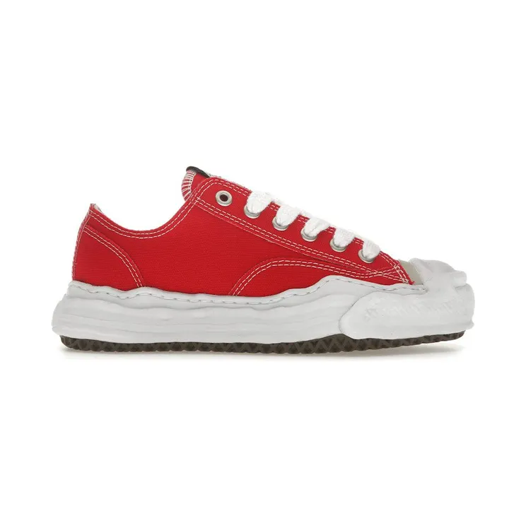 Maison Mihara Yasuhiro Hank OG Sole Canvas Low Red (A05FW702-RED)