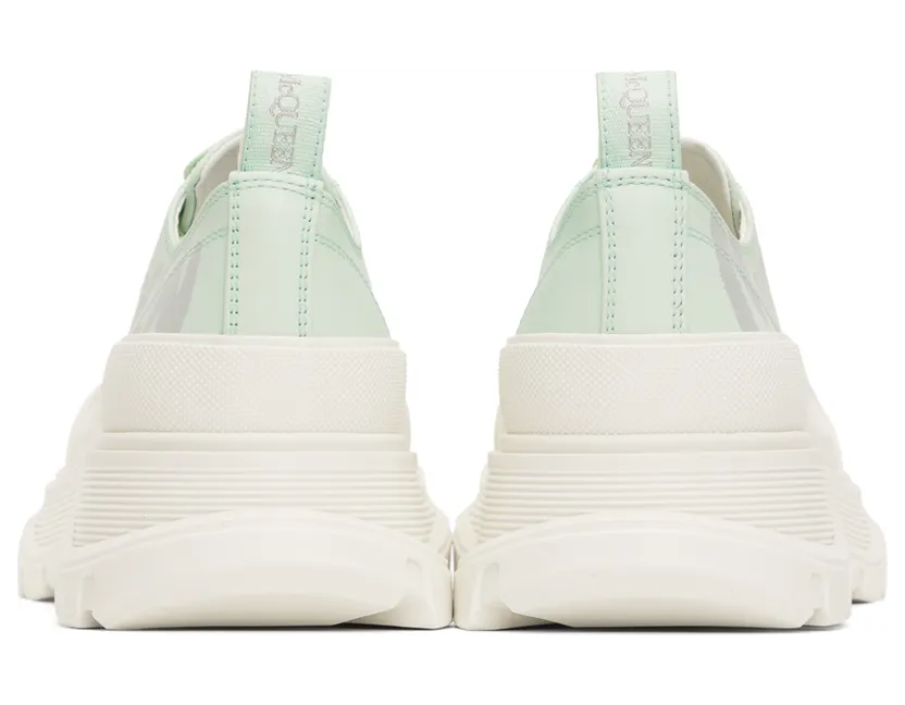 Alexander McQueen White Graffiti Tread Slick Low-Top Sneakers (711108WIAT6) (2)