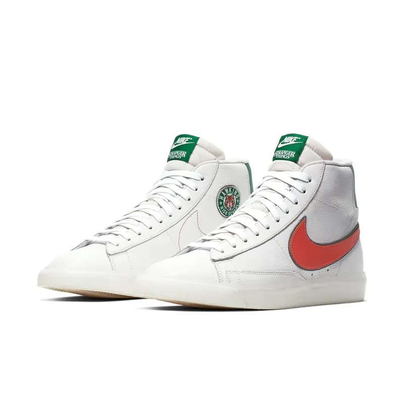 Nike Blazer Mid Stranger Things Hawkins High School White/Red-Green (CJ6101-100)