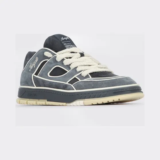 Axel Arigato Area Lo Sneakers in Nubuck Black (F3218002)