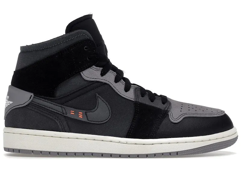 Air Jordan 1 Mid SE Craft Black (DM9652-001)