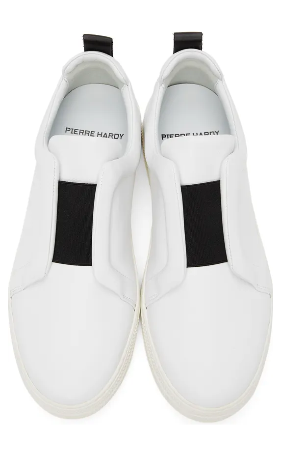 Pierre Hardy White Slider Sneakers (JX02N) (5)