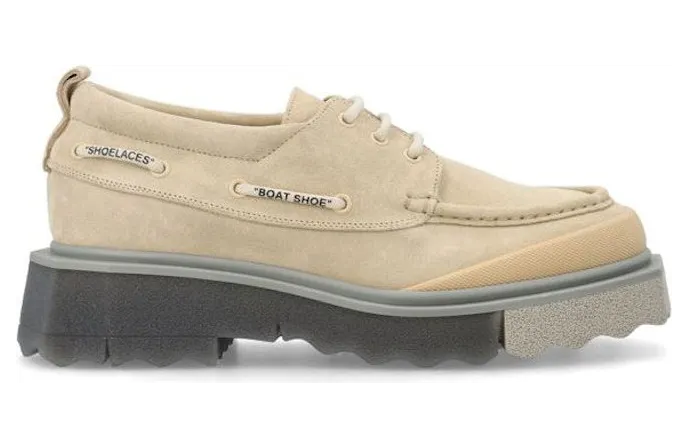OFF-White Boat Shoe Beige (OMIG006S23.LEA002.6161)