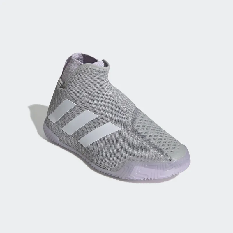 adidas Stycon Laceless Hard Court Grey Two Purple Tint (W) Grey Two/Cloud White/Purple Tint (EF2696)